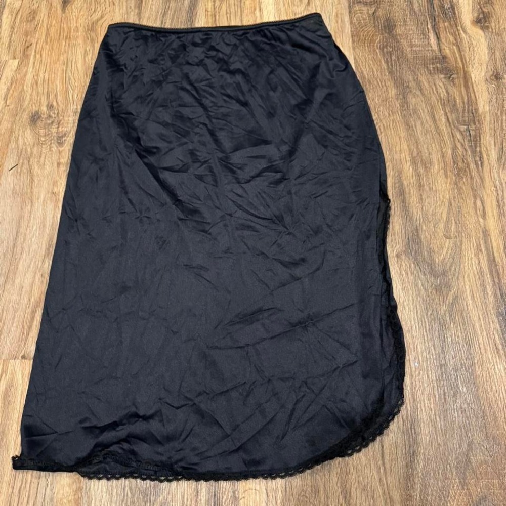 Henson Vintage Black Lace Skirt